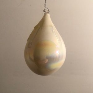 Antique German teardrop ornament